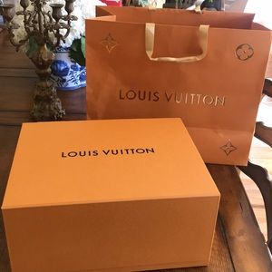 Louis Vuitton Box, Bag, and Dust Bag